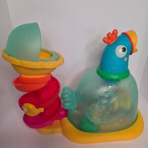 Battat Pop-A-Doodle-Doo Musical Chicken Ball Popper 2 Balls